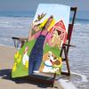 proof beach towel with a Ms. Rachel pattern - soft,absorbent,quick-drying,machine washable - perfect for swimming,camping,bathing
