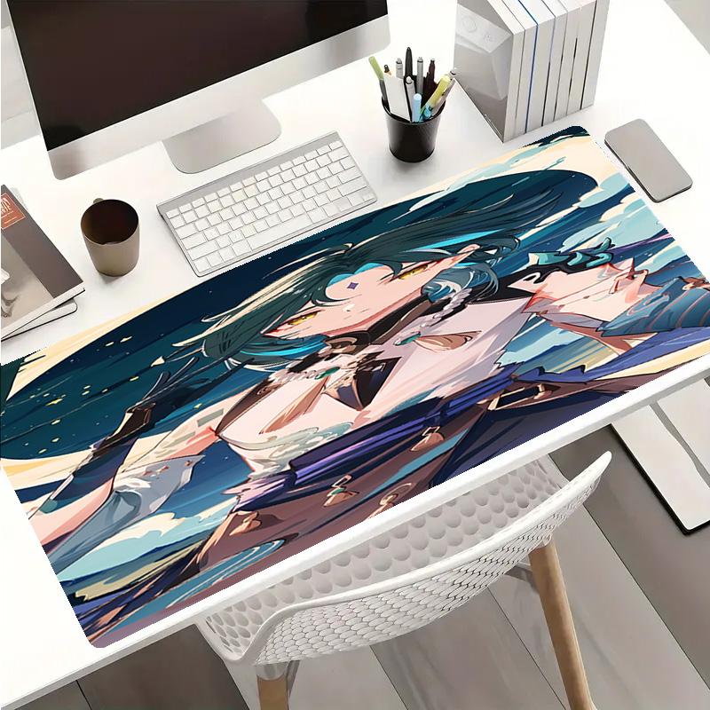 Genshin Impact characters6 Mouse Pad - Non-Slip Rubber Base, Smooth Surface for Work,Gaming,Office,And Home Use, Desk Mouse Pad