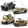 Военная серия Второй мировой войны Hummer Строительные блоки H2 Джип Штурмовой автомобиль Набор моделей автомобилей Игрушки Подарки для мальчиков Детей