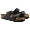 Birkenstock Аризона Удобные Пробковые Дышащие Сандалии-Шлепанцы для улицы Унисекс Сандалии Черный 51793