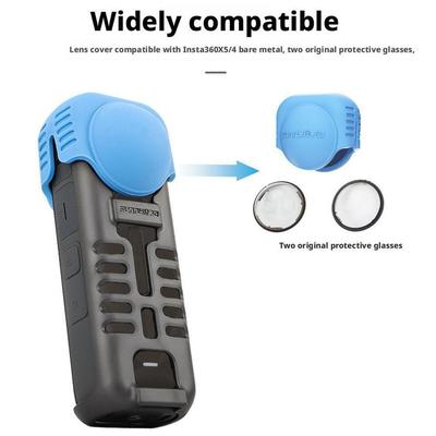 Крышка объектива для Insta360 X5/X4 Силиконовая крышка объектива для Insta360 Чехол Защитные аксессуары Z6Q2