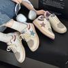 Leather Casual Sports Board Shoes Platform Star Shoes Women's Spring New Versatile Little White Shoes
