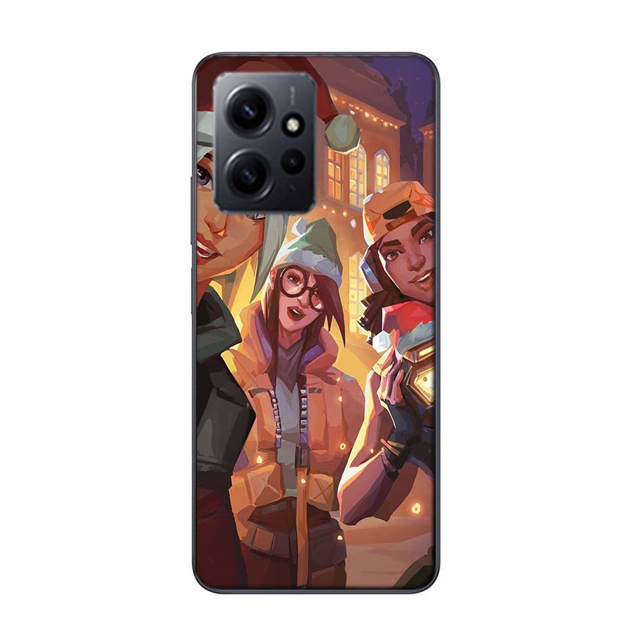 Valorant Killjoy Phone Case For Redmi Note 14 15 Pro 5G 13 12 Pro Plus 11 11T 11E 11S 10 Pro 10S 9 9S Cover Cell Clear TPU Capa