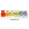 Hair Accessories Girls Women Duckbill Jelly Bear Hairpin Candy Color Barrette Colorful Hair Clip