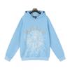 Unisex Oversized Hoodie With Web Print Graphic Design Heavyweight Cotton Sweatshirt Streetwear Hip Hop Style