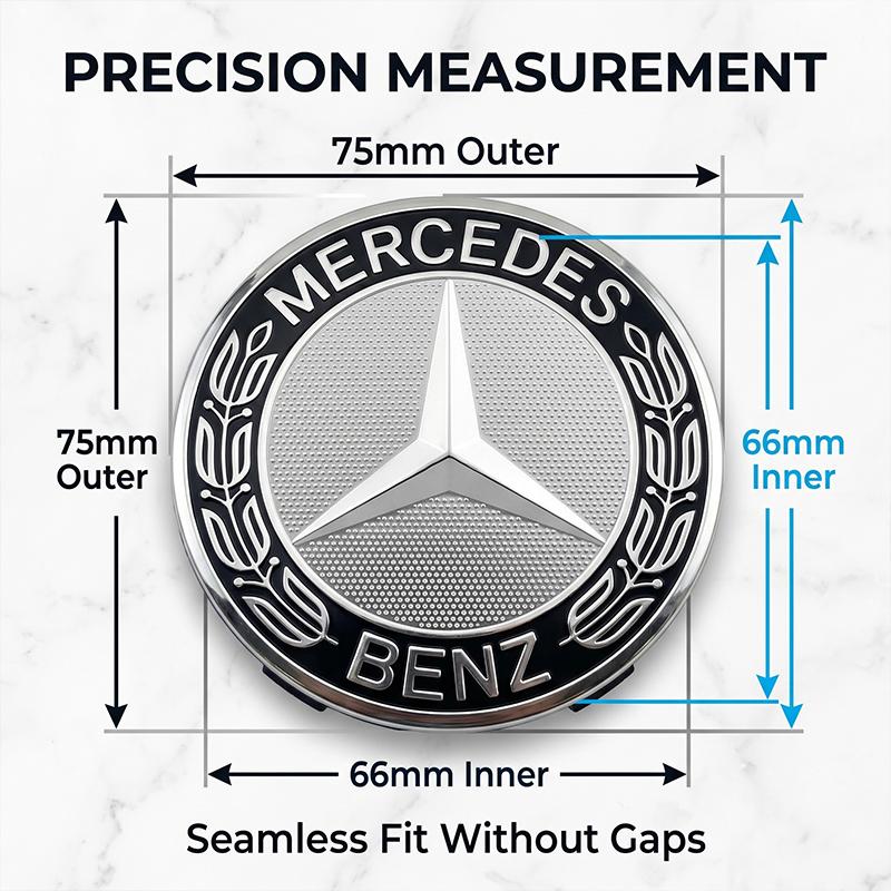 LRQ2   Car Wheel Center Cap Emblem Hub Covers Badge Auto Accessories For Mercedes-Benz W213 W212 W220 W221 W222 W108 W126 W140 W168 W16