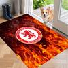Soft Floor Carpet Middlesbrough Football Pattern Area Rug Decorative Mat For Home Room Decoration