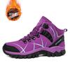Winter New Velvet Warm High-top Shoes Ultra-light Hiking Shoes Women's Outdoor Hiking Shoes Waterproof and Non-slip Cross-country Running Shoes