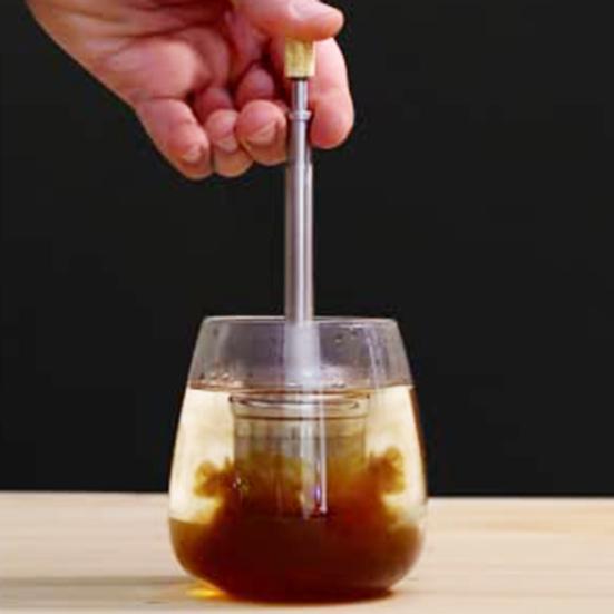 Дизайн пресс-фильтра для кофе, портативный пресс для кофе и чая из нержавеющей стали, легкий многоразовый фильтр для путешествий