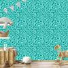 Turquoise Animal Skin Wallpaper Turquoise, Mint and Celadon 50x1000