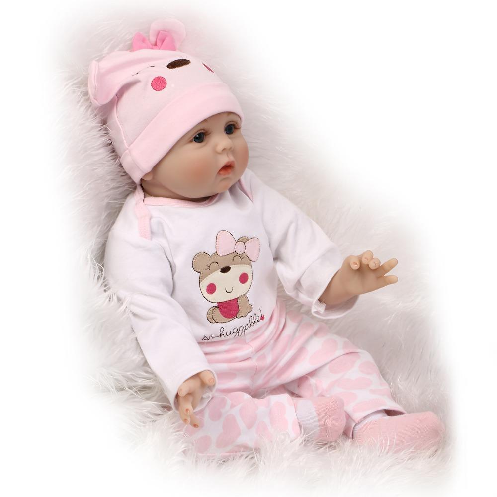 40 см Bebe Realista Reborn Doll Реалистичная кукла Reborn для девочек, силиконовые куклы, игрушки для детей, рождественский подарок Bonecas для детей
