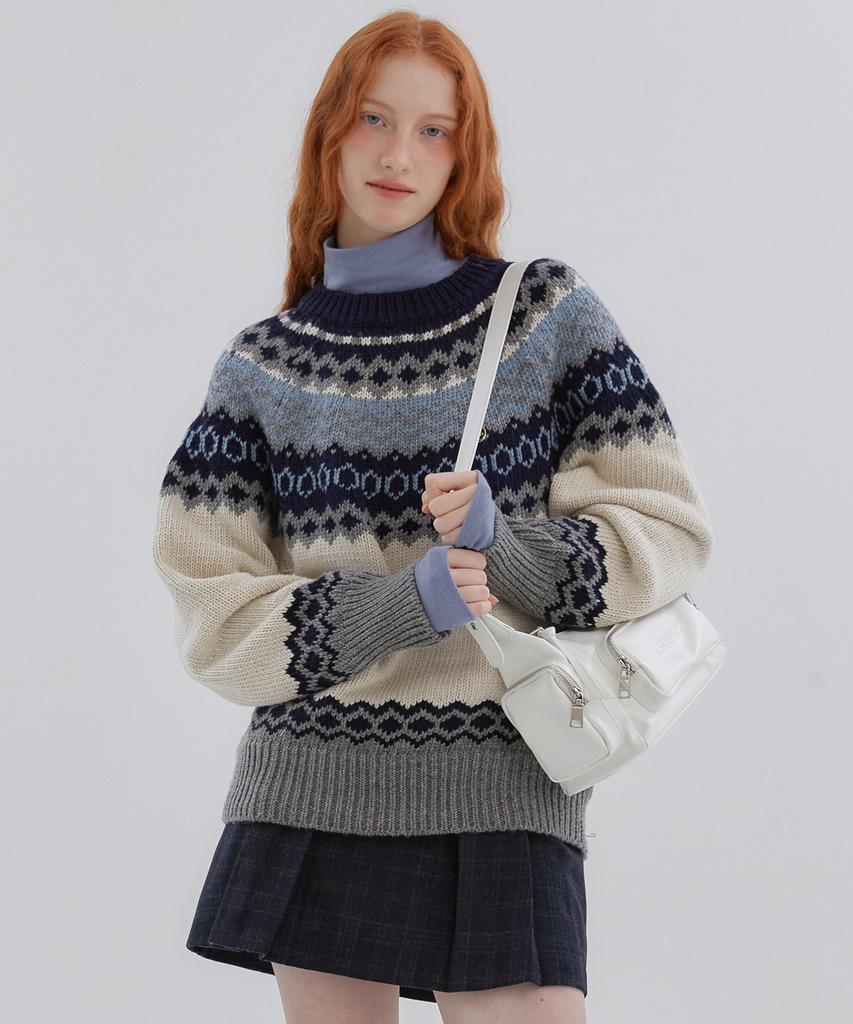 ANOETIC Anc Nordic Pullover Knit_Ivory