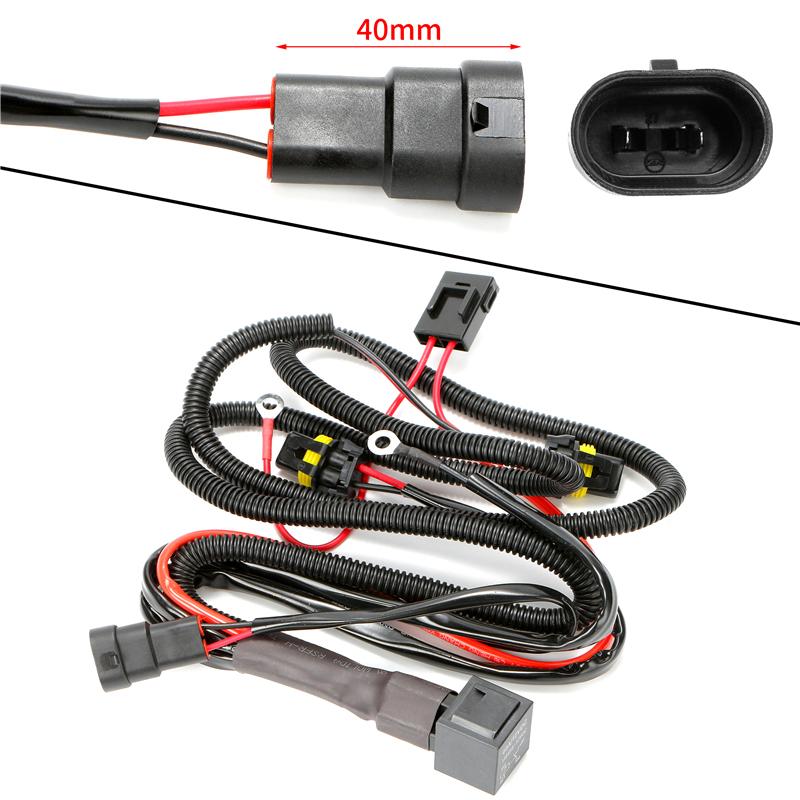1 шт. для 9005 9006 H1 H13 H7 H8 H9 H11 ксеноновые HID провода жгут проводов светильник контроллер адаптер вилки лампы HID реле жгут проводов