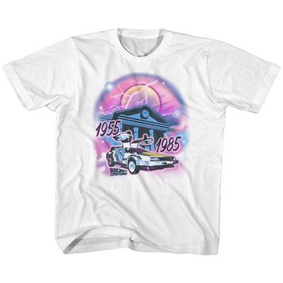 Back To the Future Airbrush White Children's T-Shirt