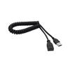 Spring USB 3.0 Extension Cord Male To Female Connection Cable for PC Hard Drive and Printer