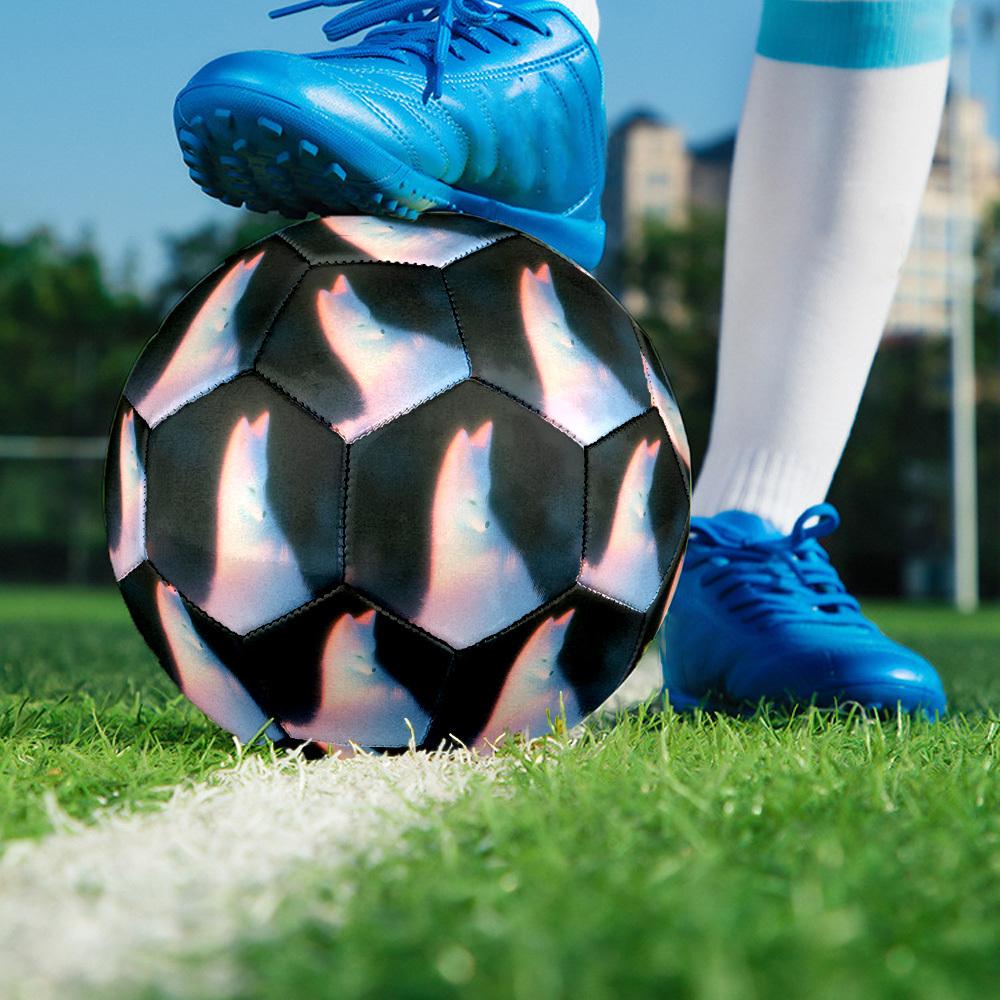 1pc Fox Size 5 Soccer Ball Professional Match Training Football Indoor &Outdoor Sports Ball Lightweight Durable c6559