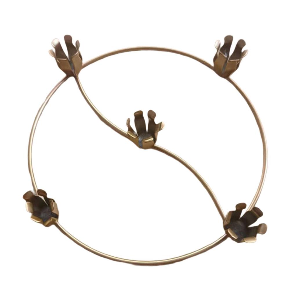 Round Taper Candle Holder Christmas Candle s Tea Light Advent Wreath for Dinner Dinning Living Room