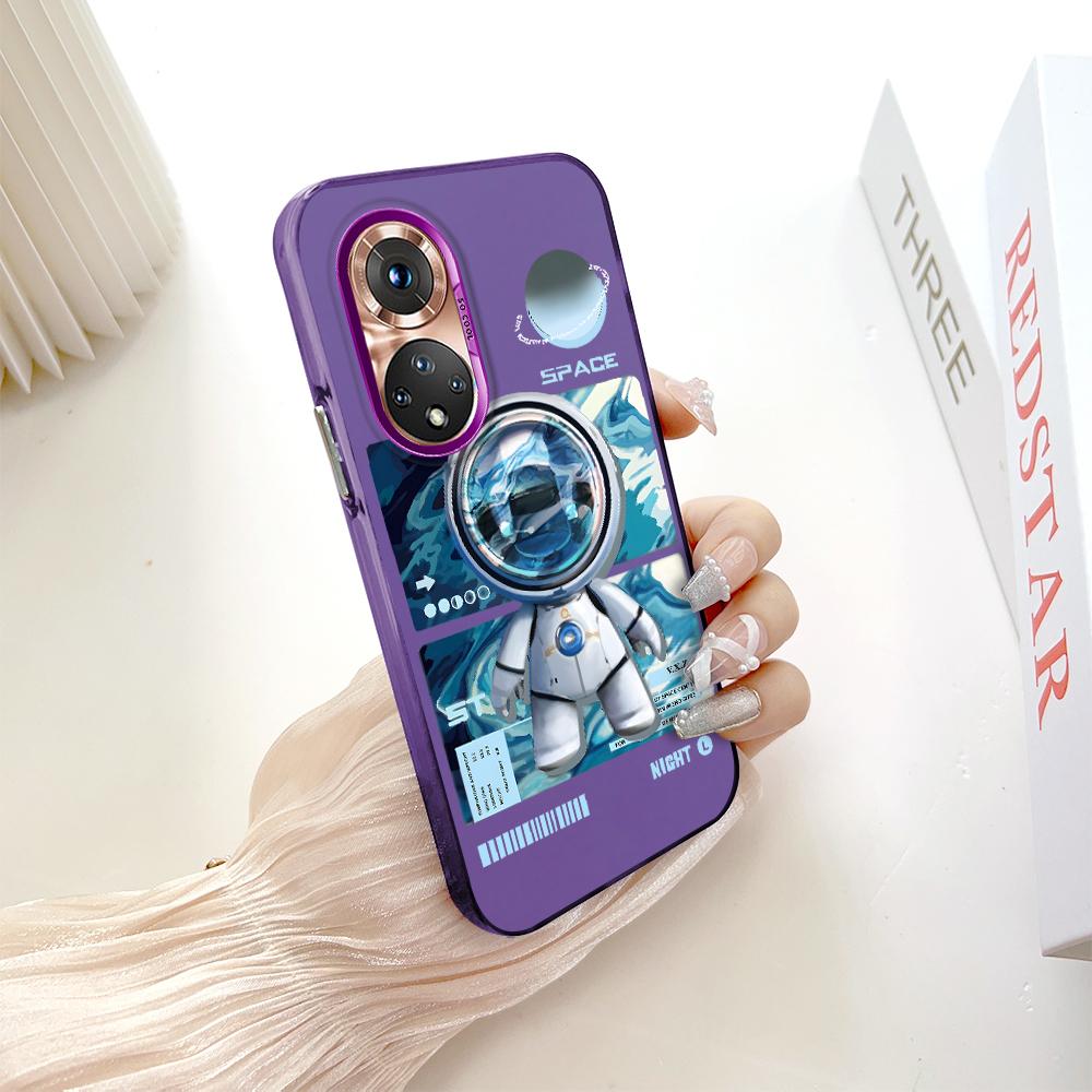 Раскрашенный узор, разноцветный, серебристый, двусторонний твердый корпус, противоударный противоударный чехол для телефона для Huawei Honor Infinix Tecno iPhone