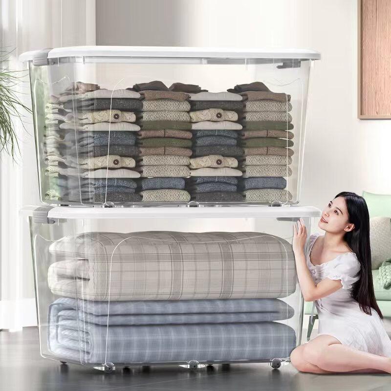 JINXI Transparent Grey Storage Box