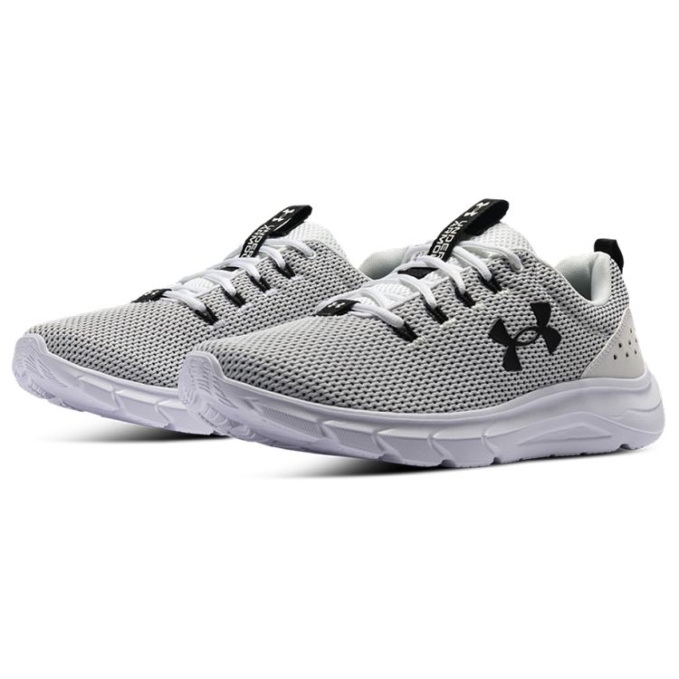 Under Armour Phade RN 2 Comfortable Fabric Low-Top Casual Running Shoes Men Sneakers White 3024880-102