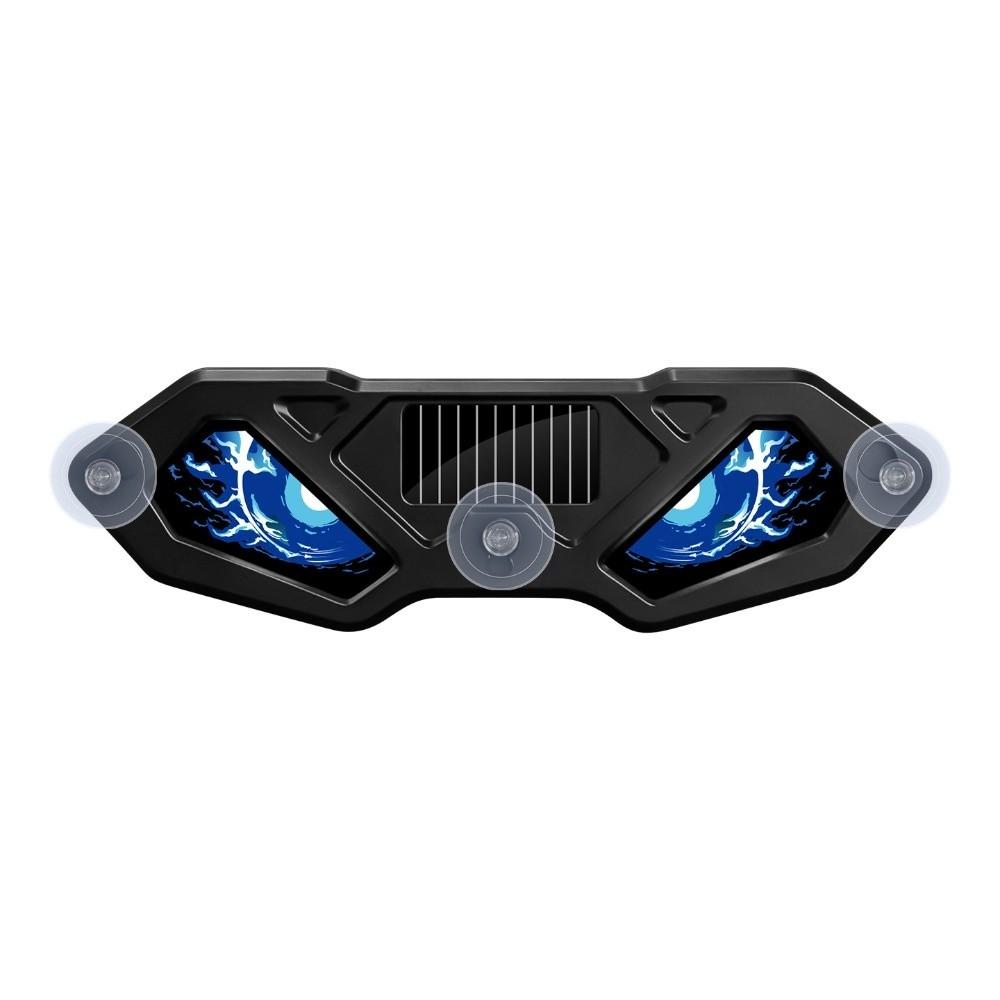 Dynamic Display Solar LED Devil Eyes Car Lights Solar Powered Car Warning Light  Windshield