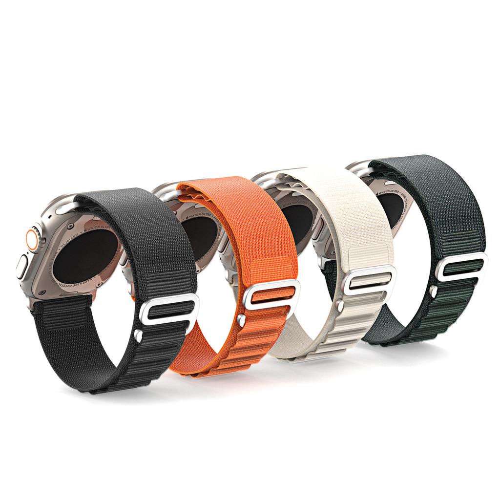 Dux Ducis GS Black Sport Buckle Strap for Apple Watch 1-9/SE (41/40/38 mm)