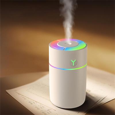 Компактный настольный увлажнитель воздуха с успокаивающей ночной подсветкой для использования в офисе и дома