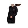 adidas Essential Gian Hooded Loose Comfortable Full Zip Hoodie Women Hoodies Black GM5545