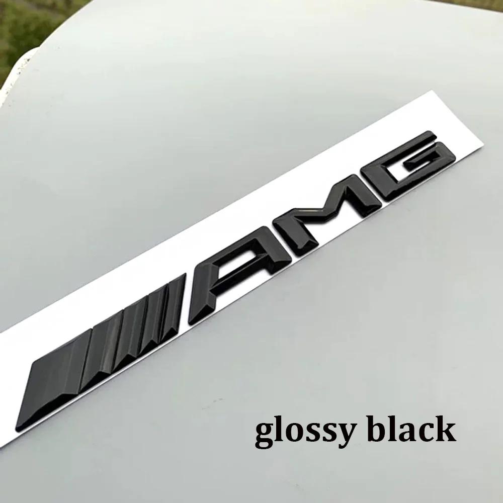 ECLD4 1pcs 3D Car Rear Trunk emblem Decal Letters Sticker Mercedes Benz AMG A B C E G CLA W211 W203 W204 W210 W124 accessories