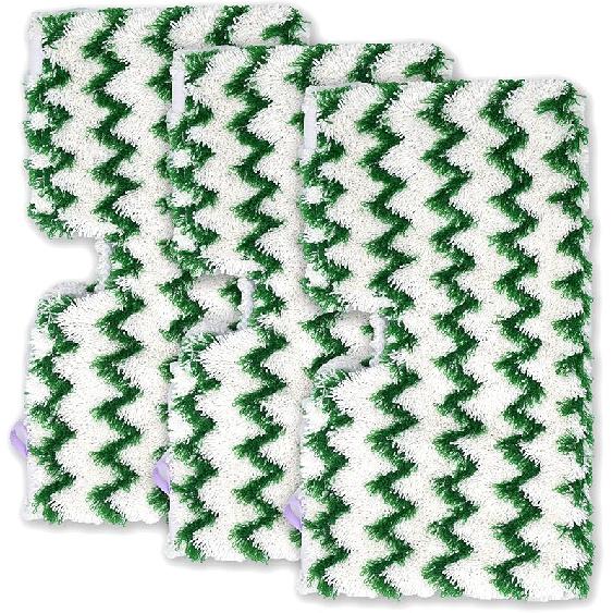 Набор из 4 насадок из микрофибры для паровой швабры-кармана, совместимых со шваброй Shark с прямоугольной головкой серии S3500, S3501, S3601, S3550, S3901, S3801, SE450, S3801CO,