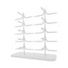 Space Saving Sunglass Holder Rack Eyeglasses Organizer Shelf Glasses Frame Tray Wood Display Stand
