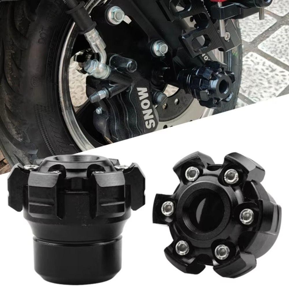 Universal Fit Motorcycle Axle Cap Shock Absorbing Front Suspension Protection Cup Rear Fork