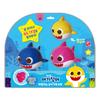 Pinkfong Baby Shark Swimming Family Wind-up Toy 3-piece Set, Yellow, Pink, Blue, Korean Popular Toys