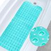 PVC Bathroom Anti-Slip Mat with Suction Cups, 100x40 Cm, for Bathtubs
