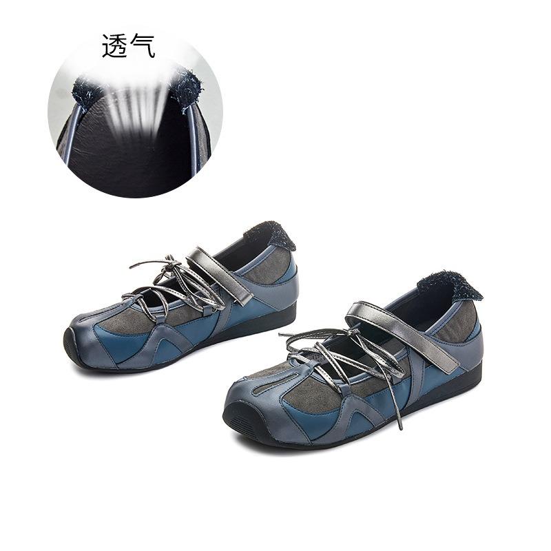 Inner Height Increase 5cm Wula Insole Leather Single Shoes New Bow Casual Mary Jane Women's Shoes