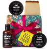 LUSH Набор «Всего наилучшего» Ассорти 4 геля для душа и скраба (Сумка в комплекте) - Мыло, Гель,