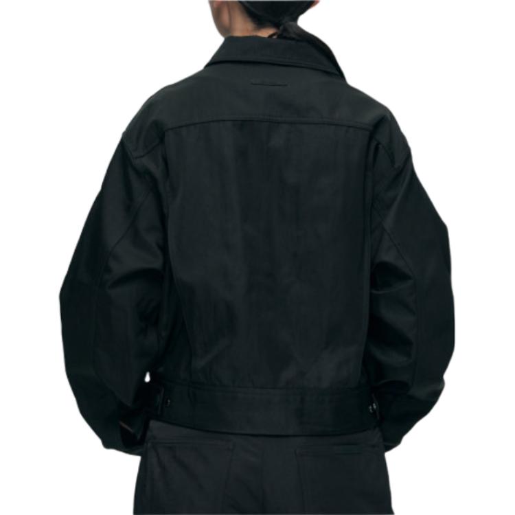 Fear of God Essentials Куртка дальнобойщика Винтажная Черная Мужская Верхняя одежда 202SP264031F