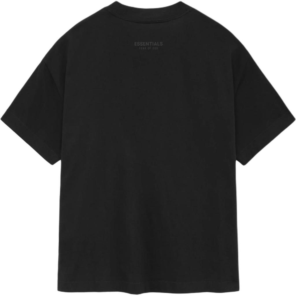 Fear of God Футболка Essentials Tee, черные мужские топы 125SU244280F
