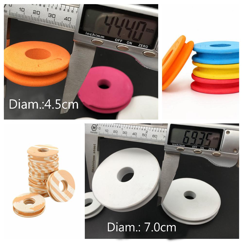 20Pcs New Leader Swivel 4.5cm/7cm Carp Lure Fishing Line Plate EVA Foam Winding Line Board