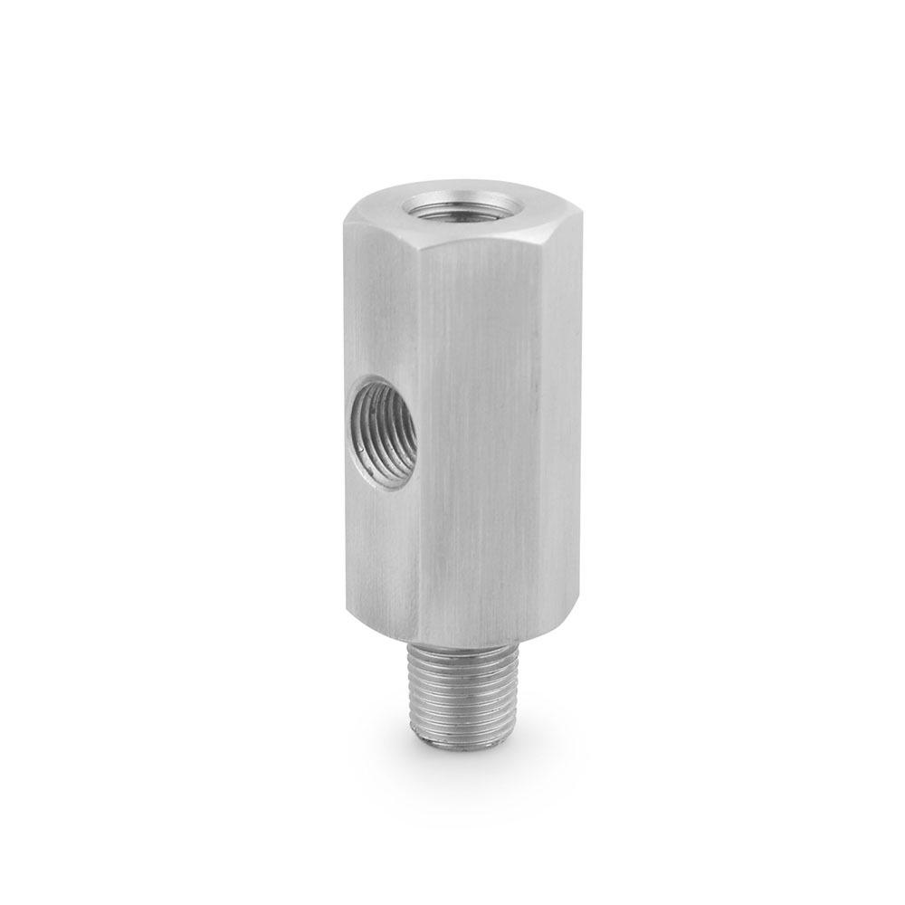 Тройник-адаптер датчика давления масла M12 с портом для манометра 1/8NPT