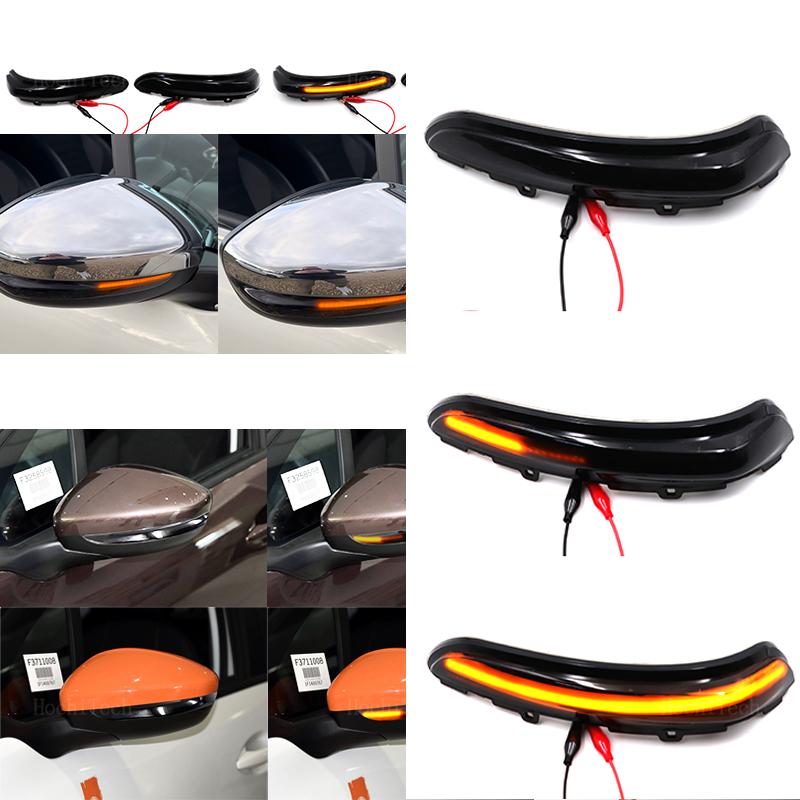Dynamic LED Turn Signal Light Mirror Indicator Blinker Repeater For Peugeot 208 2008 12-22 Citroen C3 MK3 C4 Cactus Opel Corsa