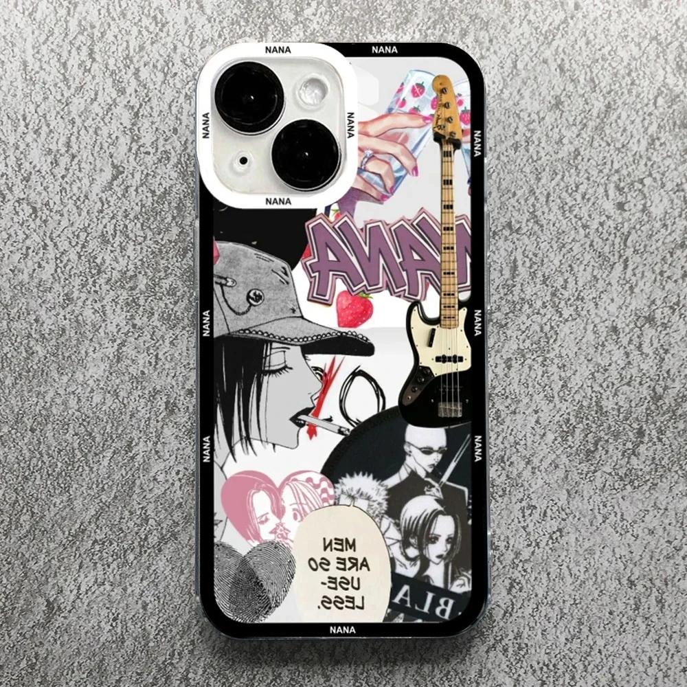 Чехол для телефона Oosaki Nana с рисунком из мультфильма «Аниме» 15 14 13 12 Pro Max Mini X XS XR SE 7 8 Plus, парный чехол для iPhone 11