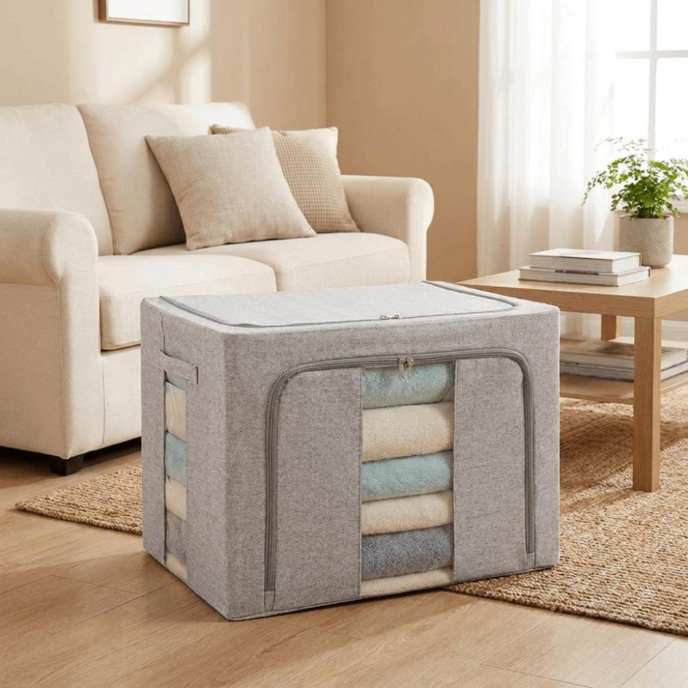Folding Toys Storage Box Large Capacity Clothing Sorting Box Practical Quilt Organizer Box Blanket
