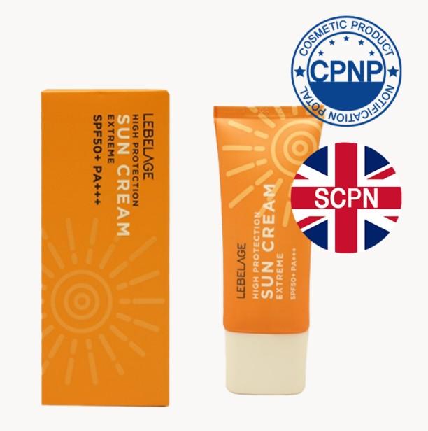 Lebelage Солнцезащитный крем для лица с высокой степенью защиты SPF 50+/PA+++ 30 мл