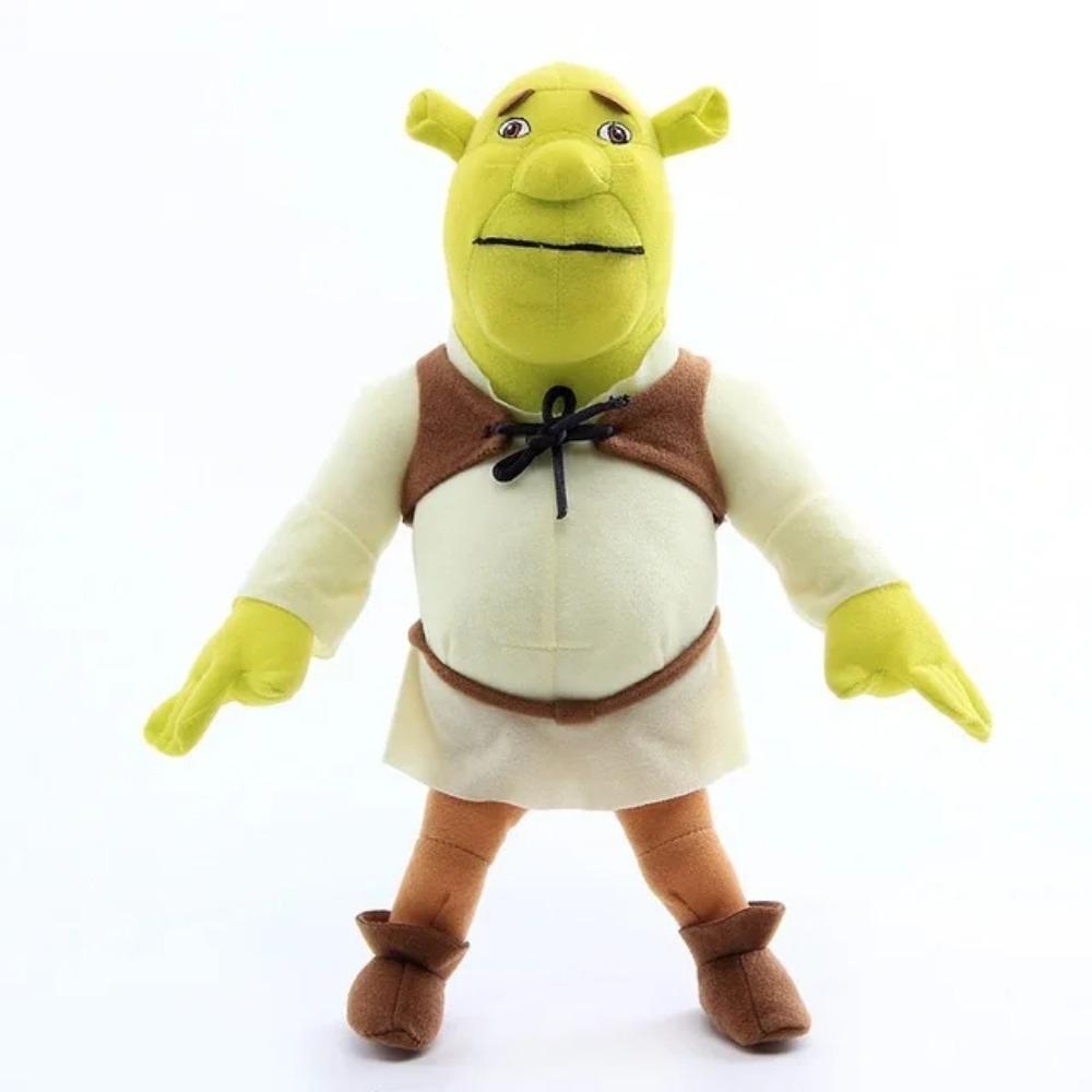Anime Shrek Plush Toys Princess Fiona Gingerbread Man Donkey Puss Boots Collectible Soft Doll Toy Cartoon Doll Kids Gifts