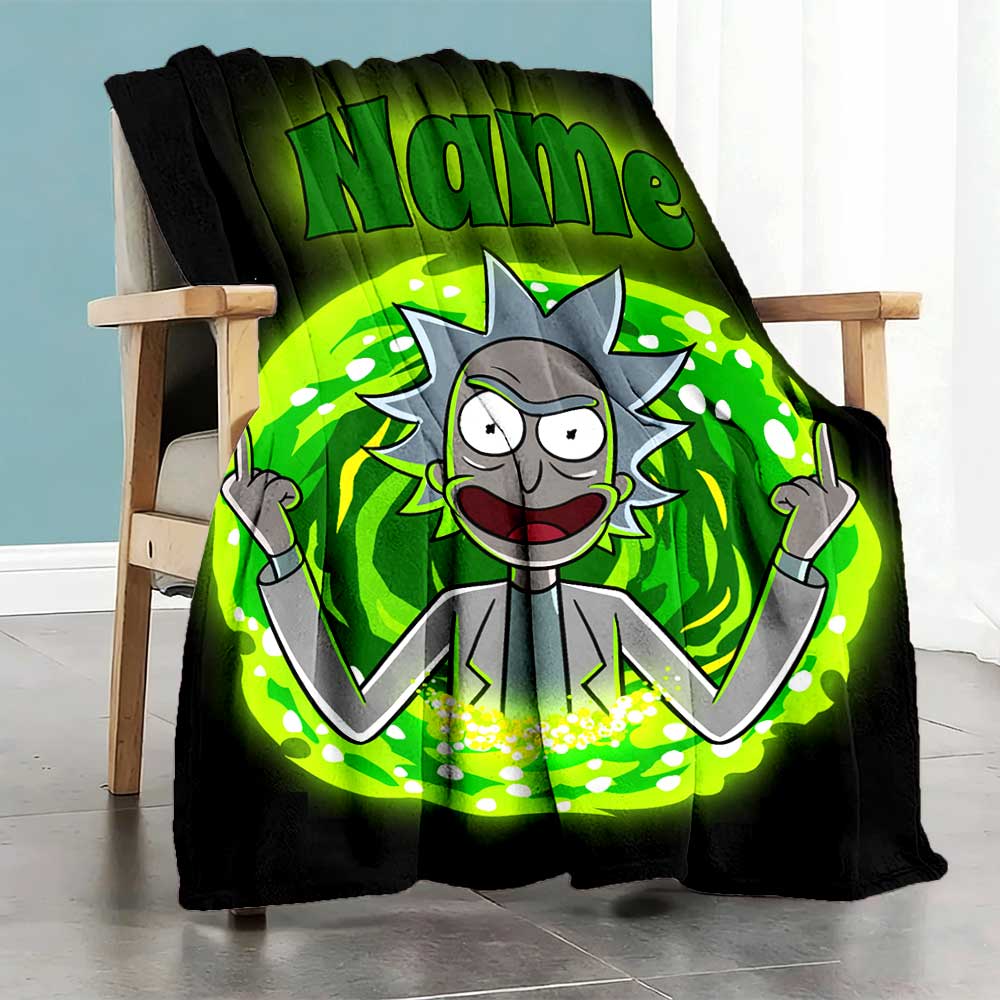 Warner (5) Customize Your Name Blanket Throw Personalized Blanket Ultra-Soft Throw For Sofa Bed Livingroom Chair All-Season Use