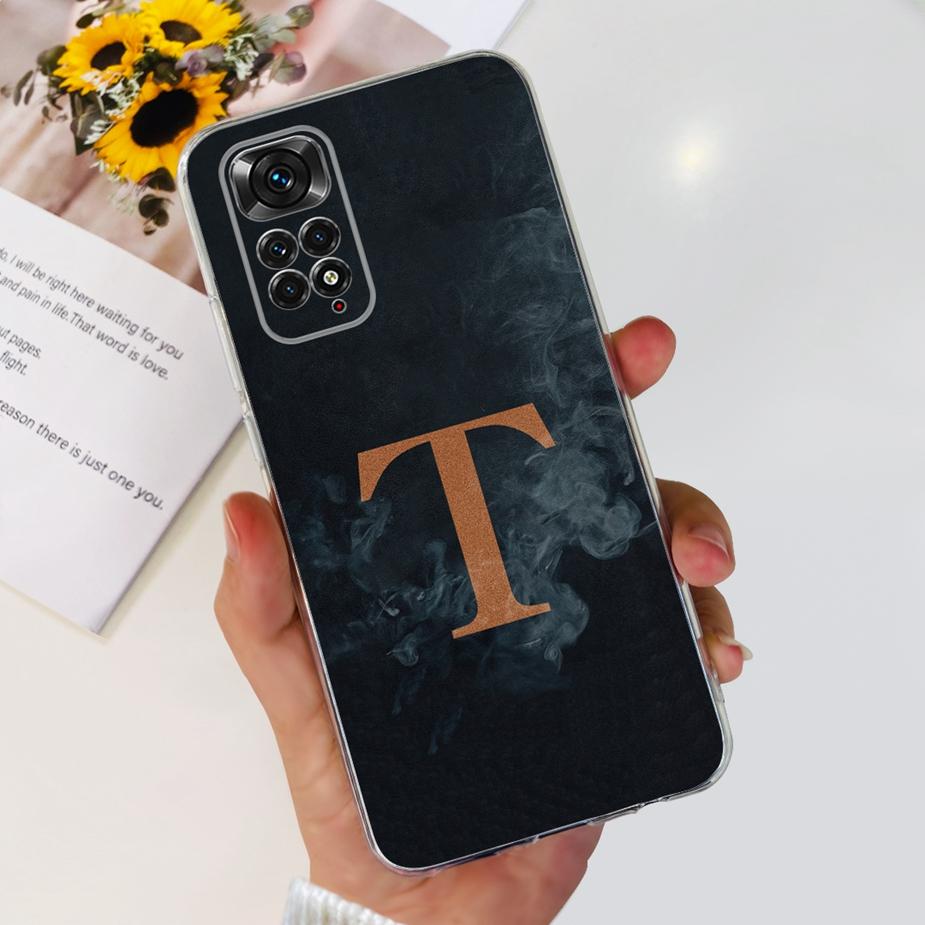 Чехол для Xiaomi Redmi Note 11 4G Чехол Redmi Note 11S Стильные буквы Мягкий силиконовый чехол для телефона Для Redmi Note 11 Pro Plus Fundas