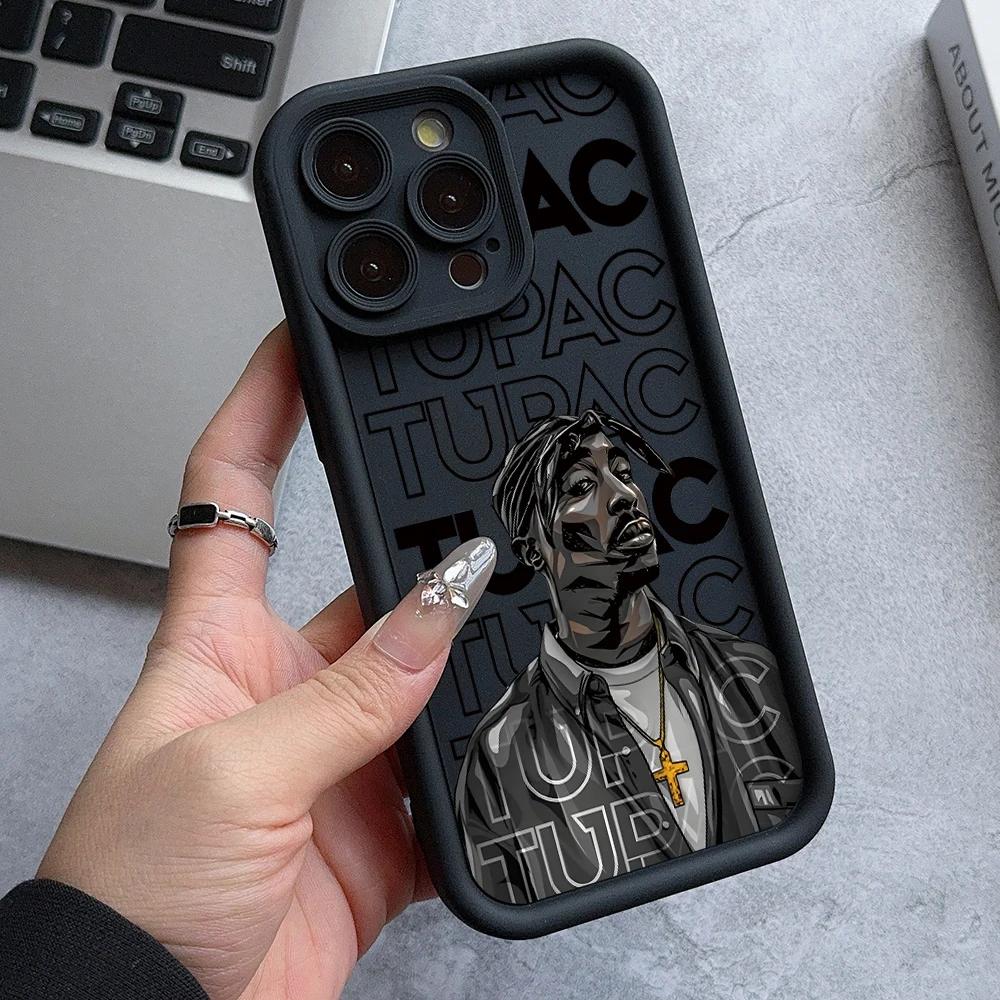 Rapper 2pac Singer Tupac Phone Case For Samsung Galaxy A16 A06 A35 A55 A25 A05s A15 A54 A34 A24 A14 4G 5G Soft TPU Back Cover