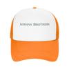Lehman Brothers Baseball Cap  Outdoor Sports Breathable Trucker Hat Men Adult Streetwear Print Snapback Cap