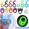 Creative Keychain Spinner Anxiety Stress Relief Fidget Toys Spinning Noctilucent Key Ring Relieve Boredom Colorful Party Gifts